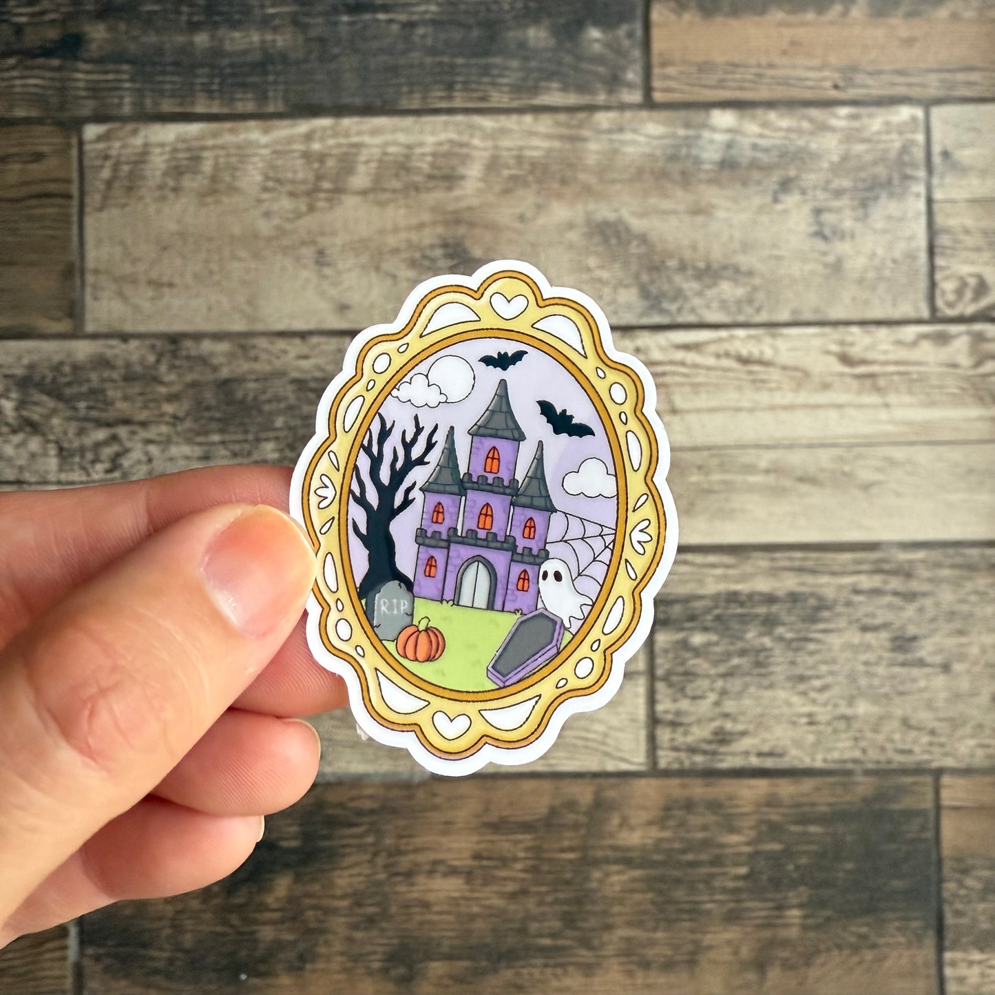 Oval Frame Genres sticker