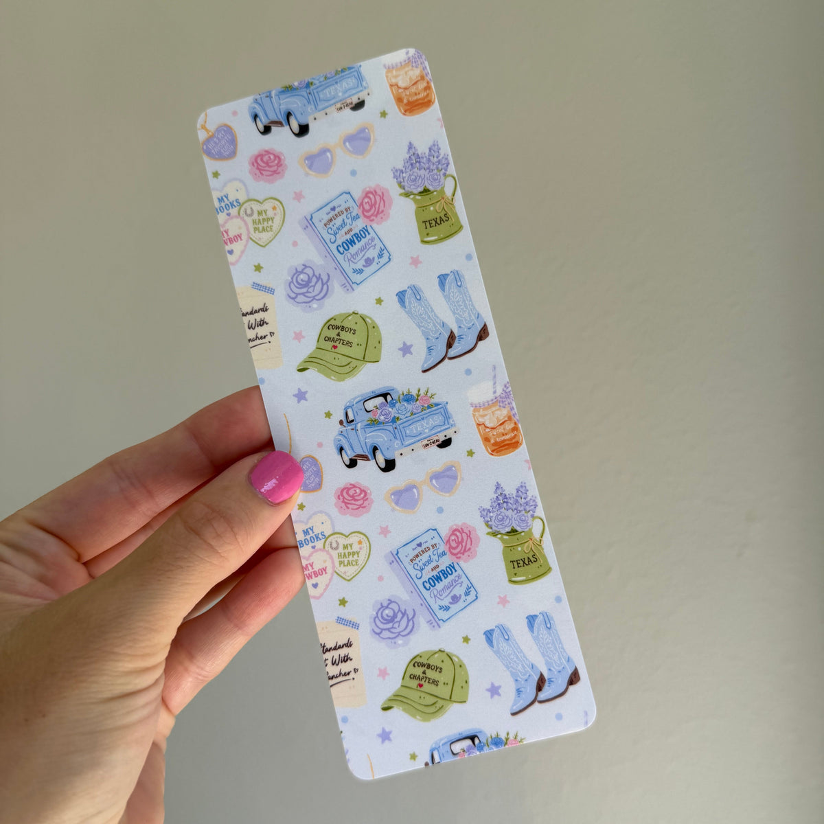Cowboy Romance Laminated Bookmark
