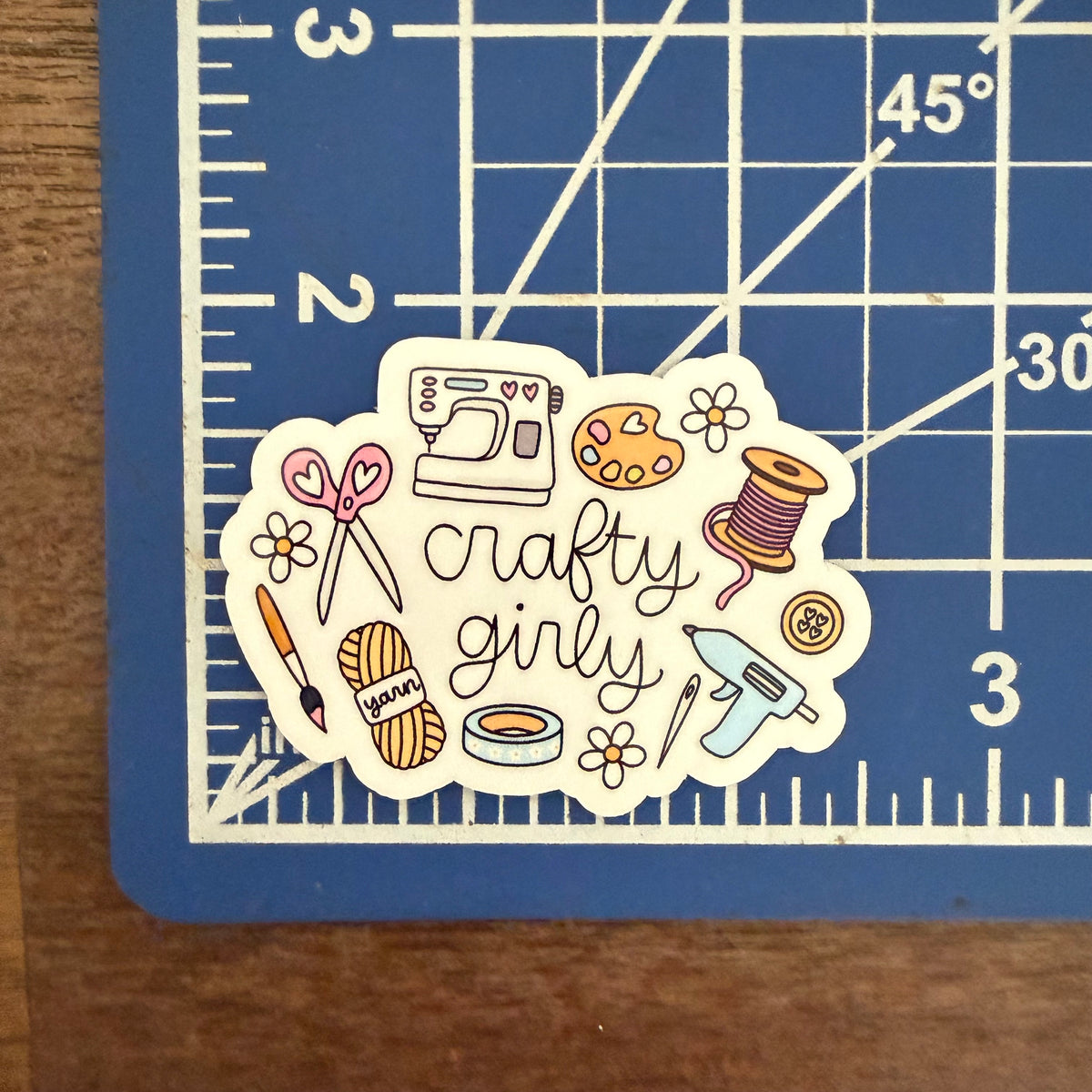 Crafty Girly sticker