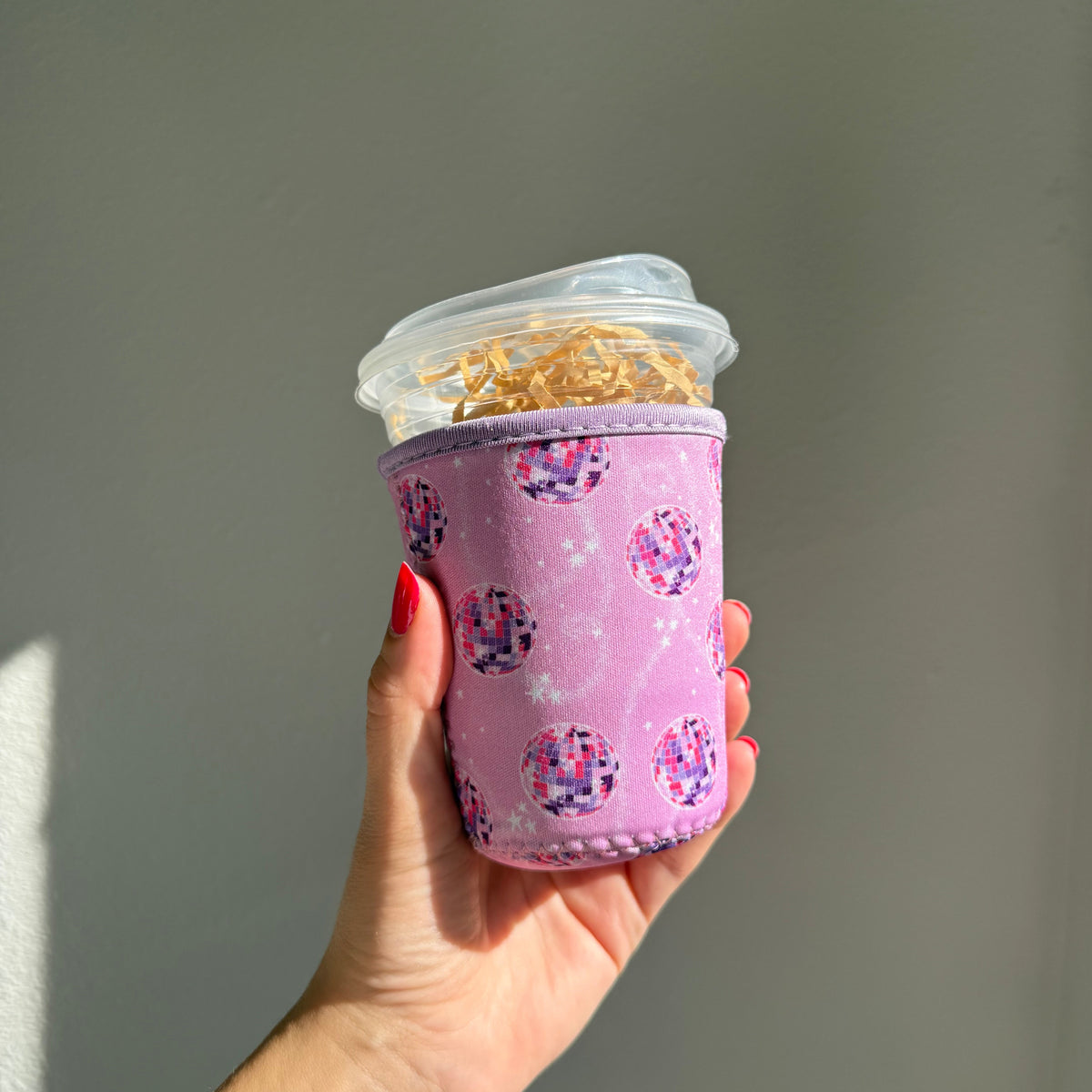 Disco Ball Coffee Cozy