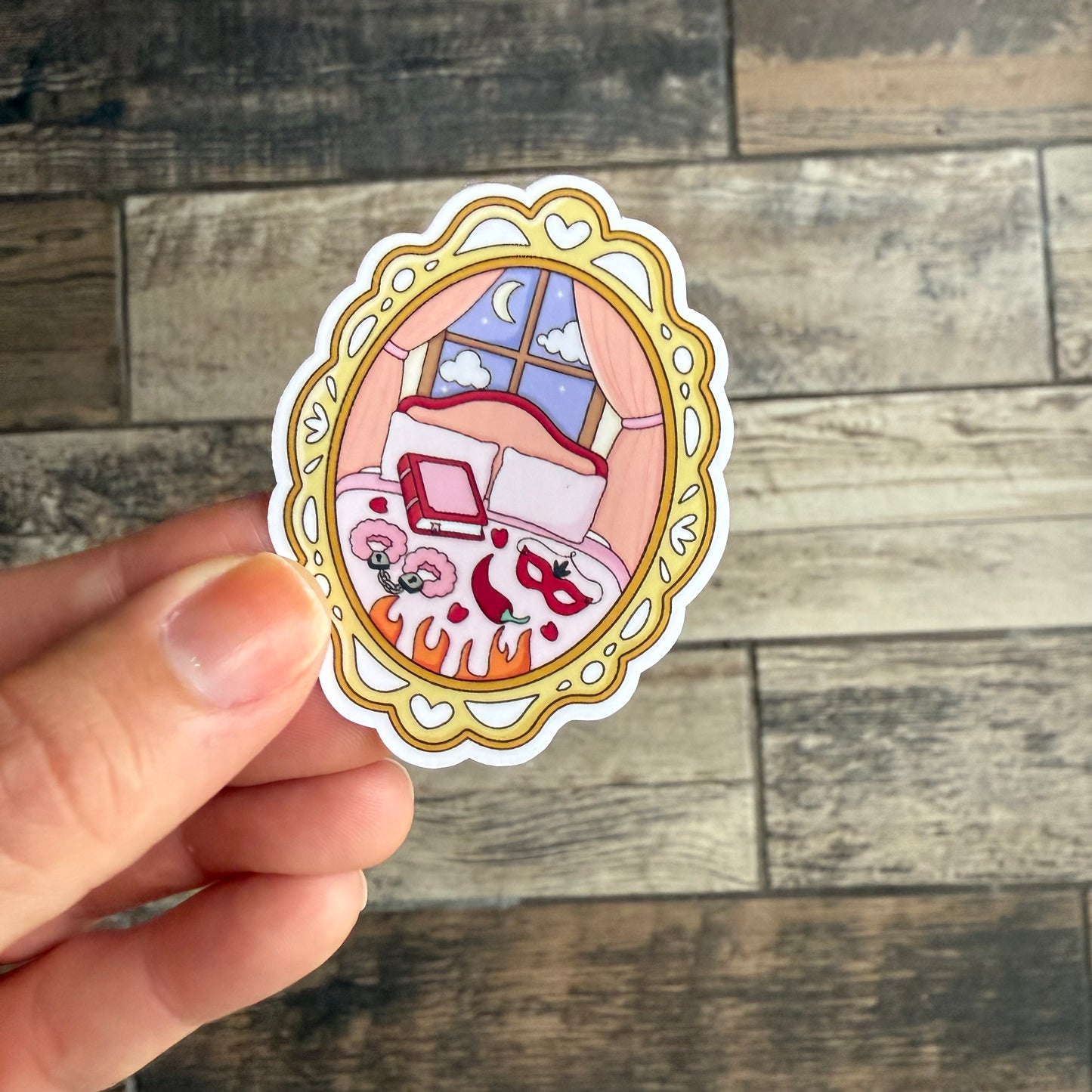 Oval Frame Genres sticker