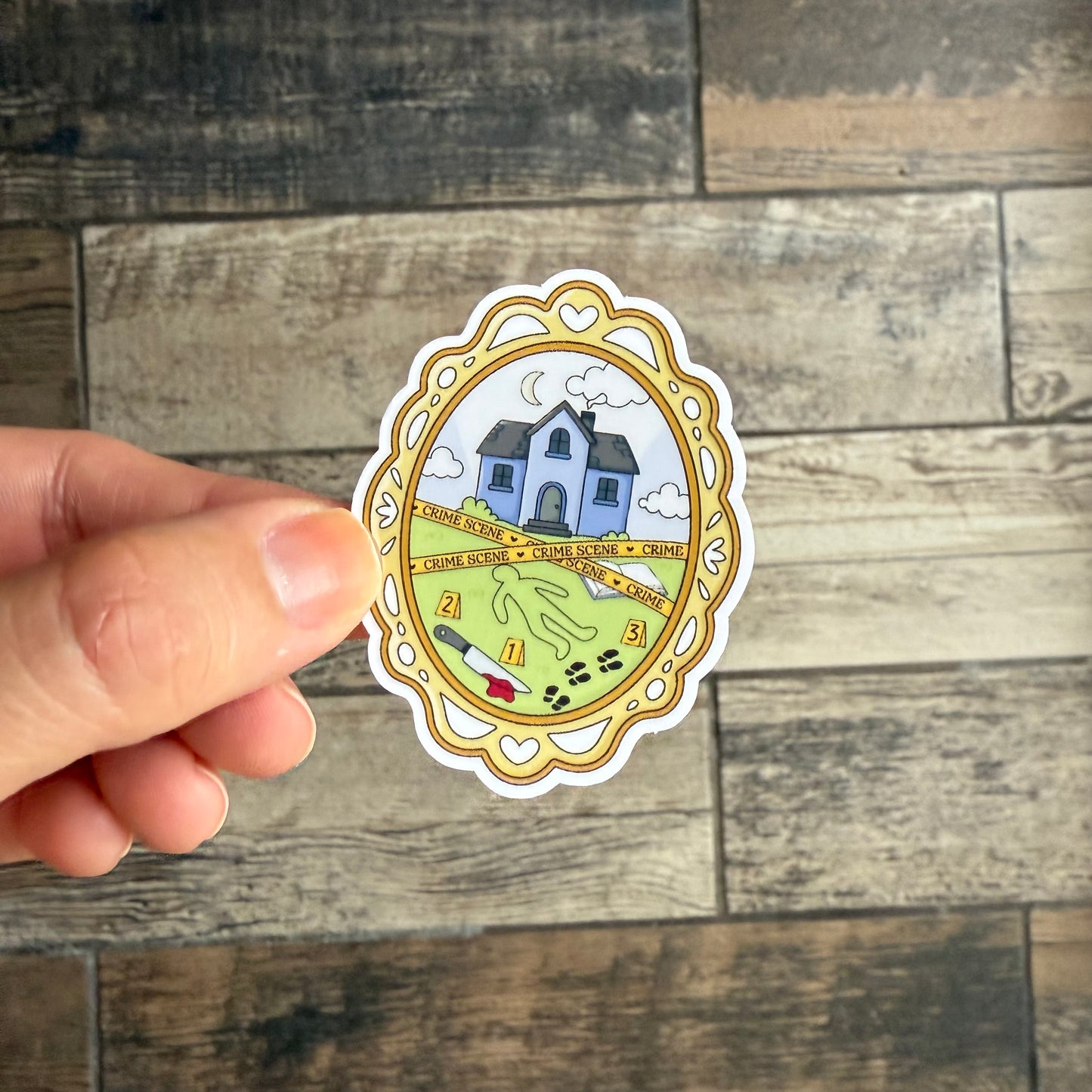 Oval Frame Genres sticker