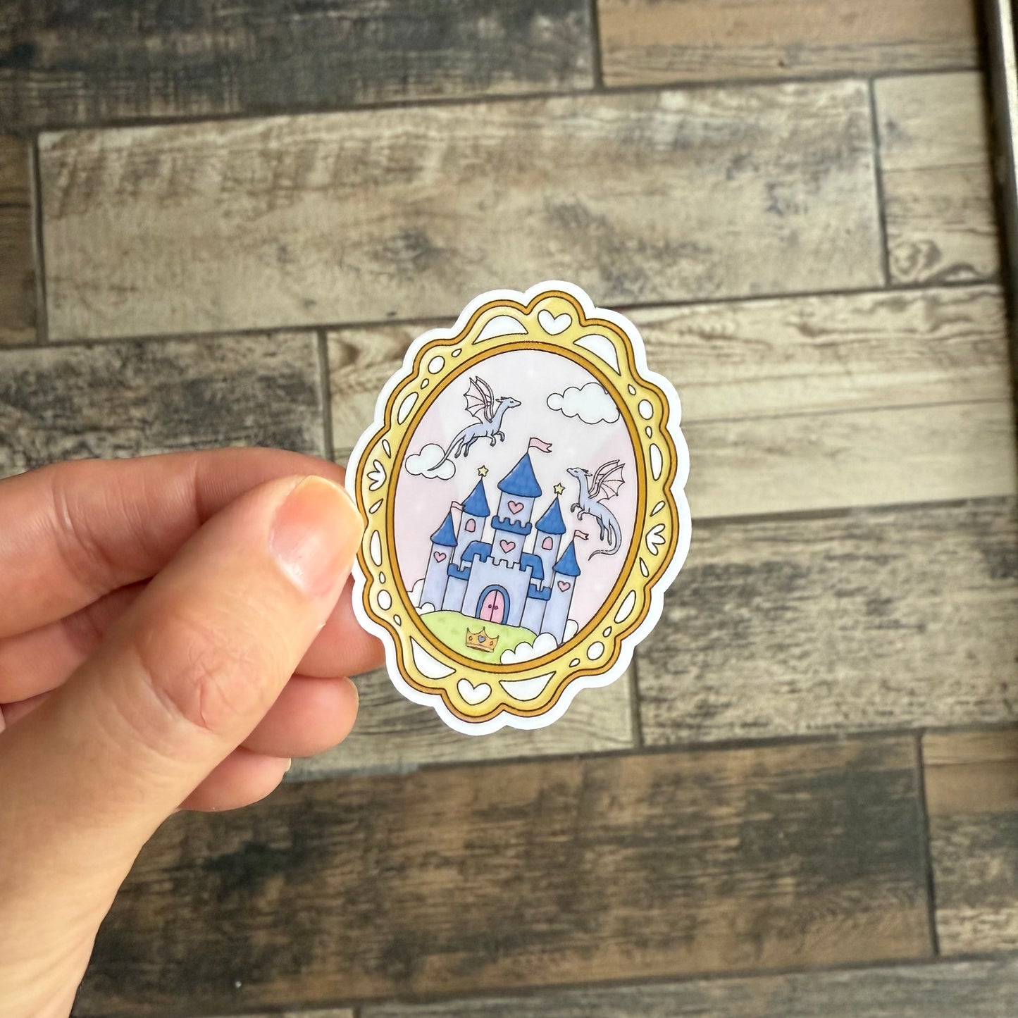 Oval Frame Genres sticker