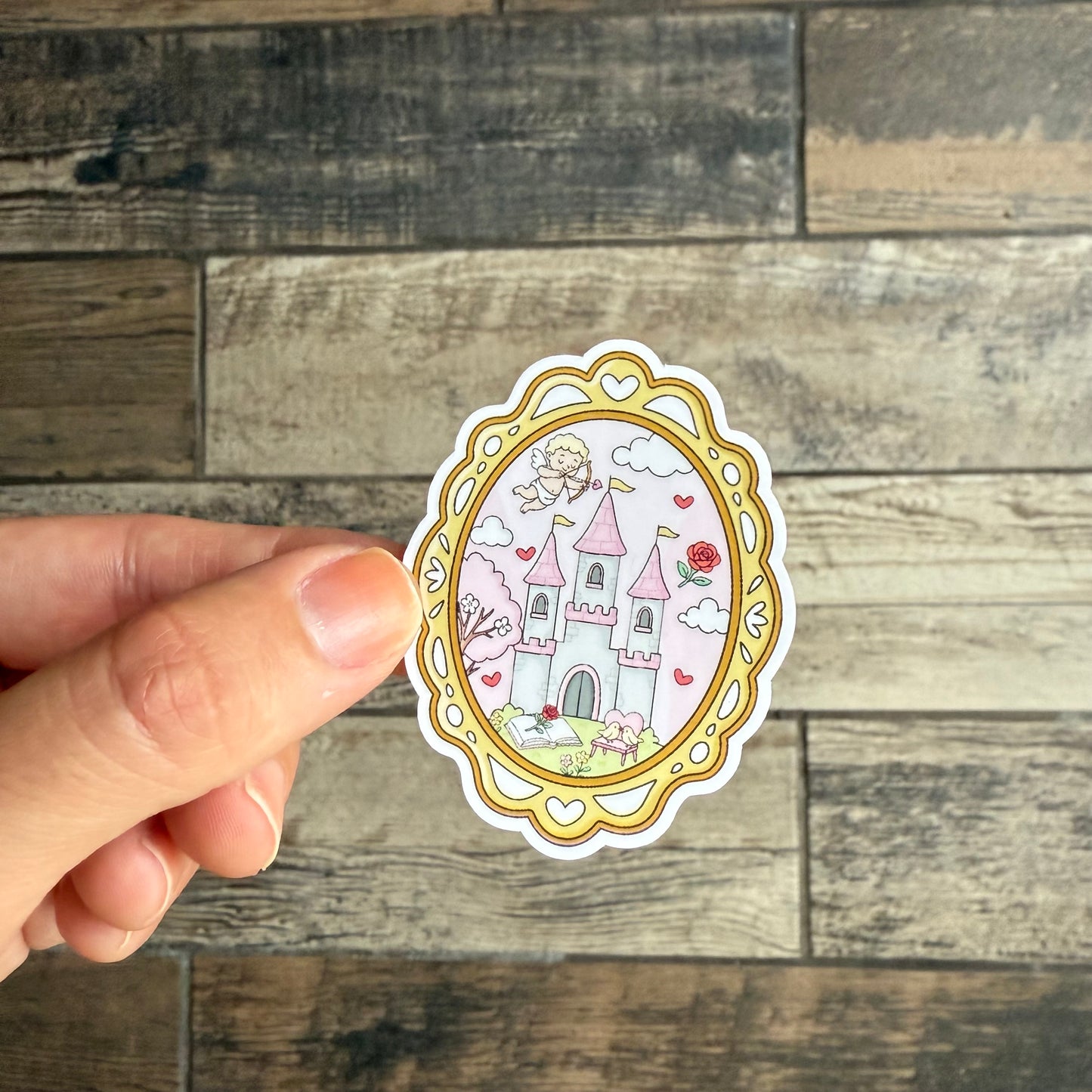 Oval Frame Genres sticker
