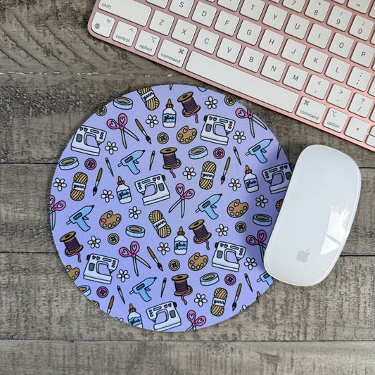 Crafty Girly Mouse Pad