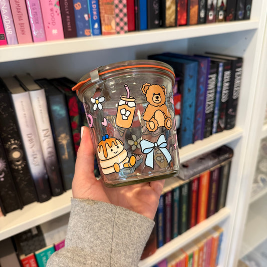 Trinkets & Books Weck Jar