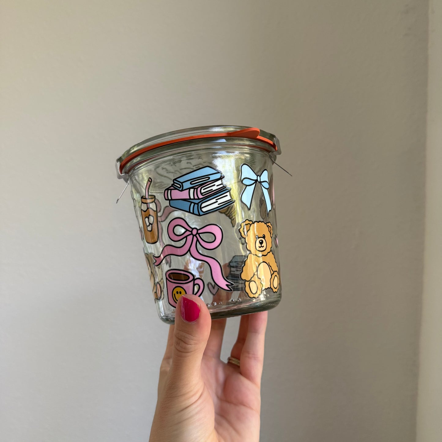 Trinkets & Books Weck Jar