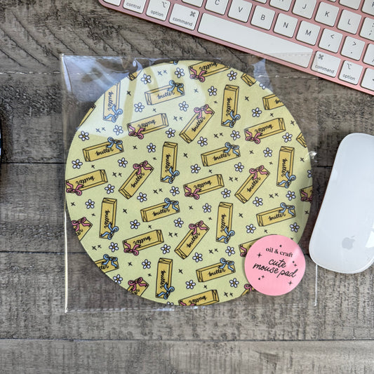 Butter Yellow Mouse Pad