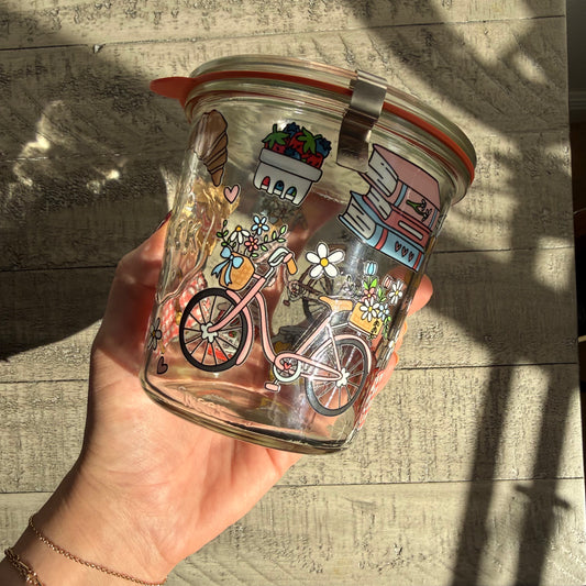 Croissant Picnic Weck Jar