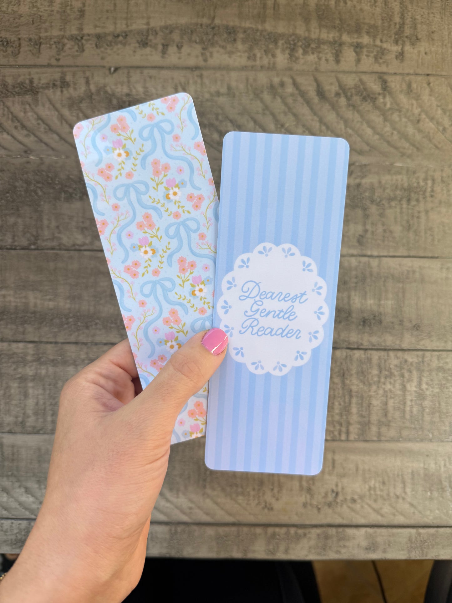 Gentle Reader Laminated Bookmark