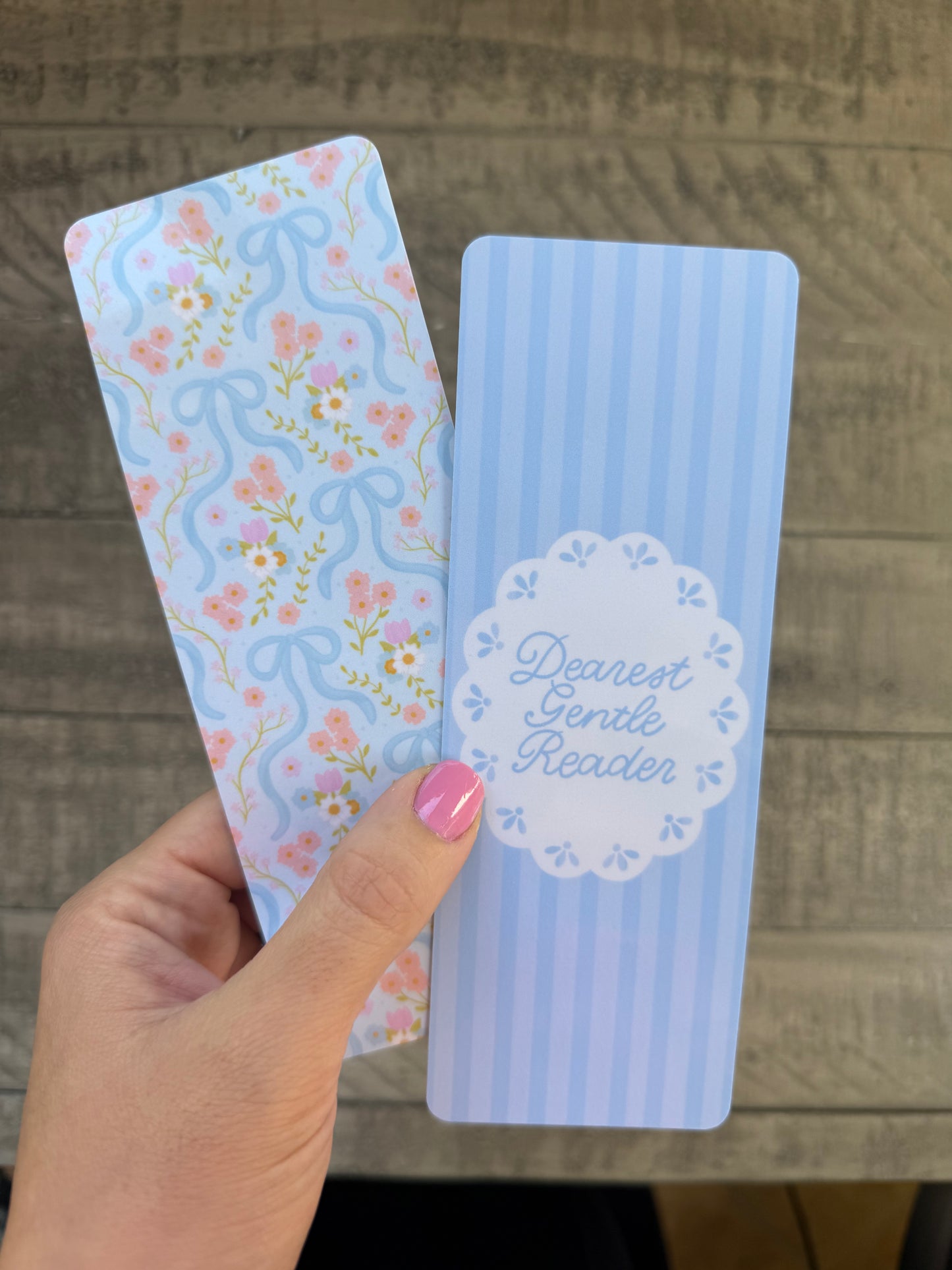 Gentle Reader Laminated Bookmark