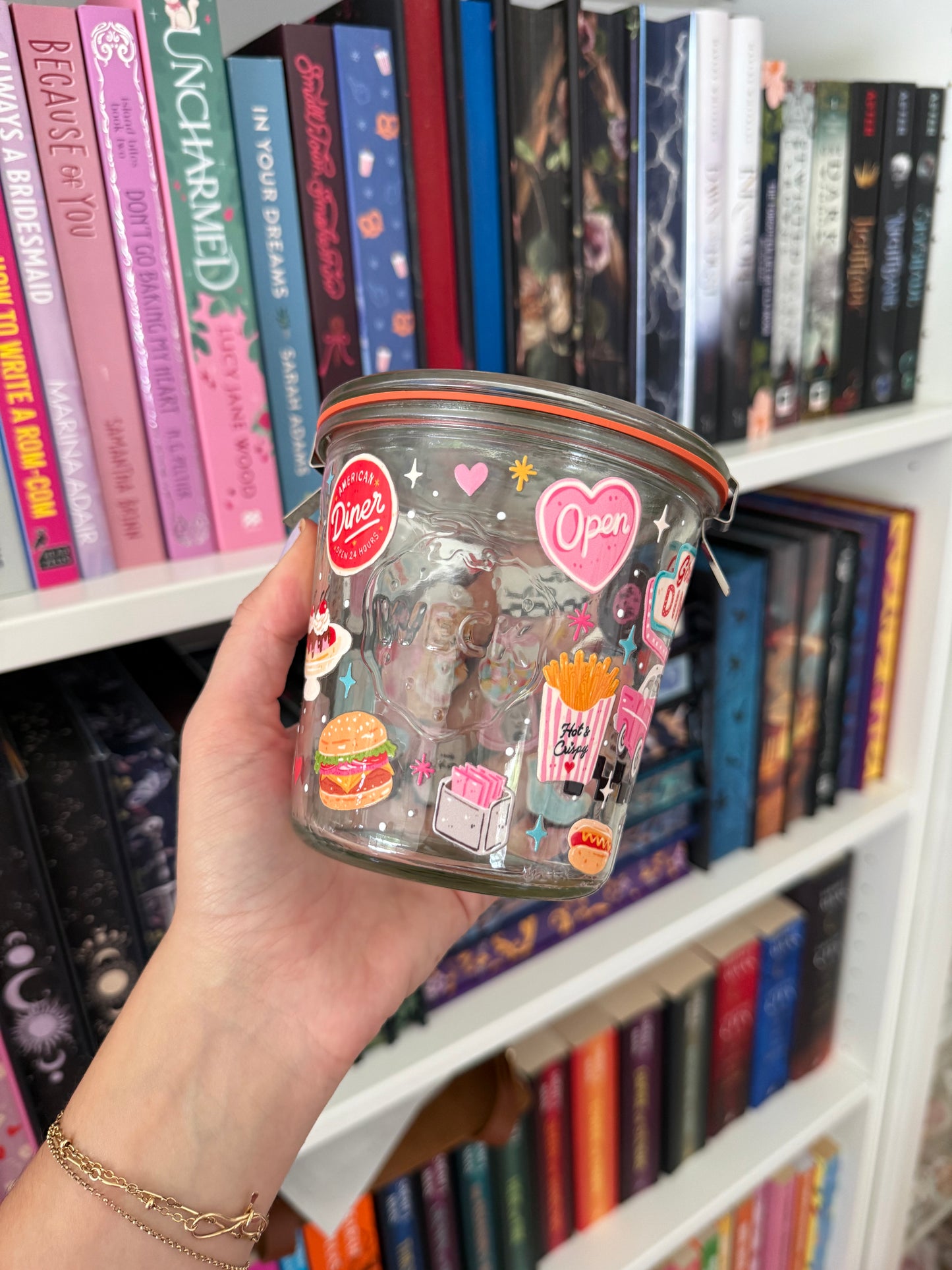 Girl Diner Weck Jar