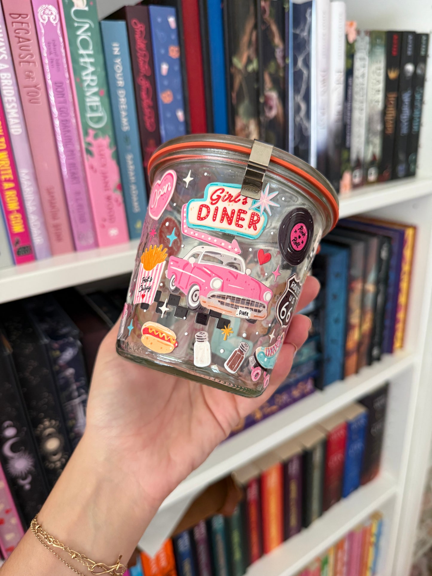 Girl Diner Weck Jar