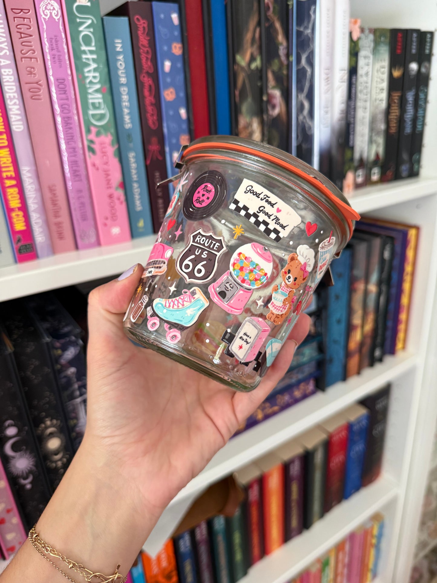 Girl Diner Weck Jar
