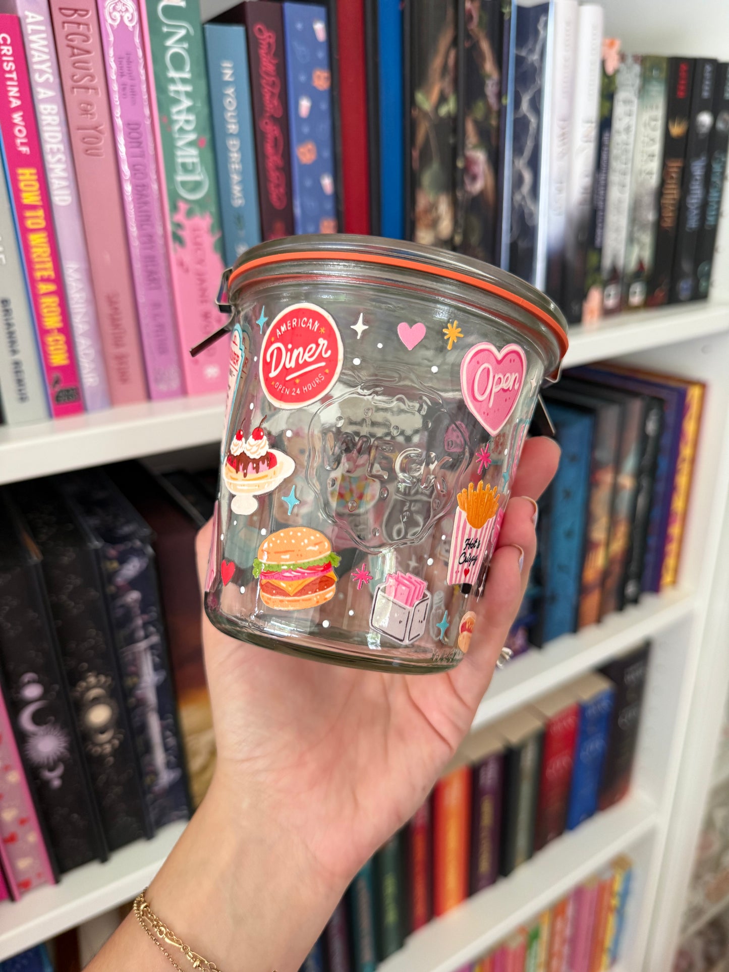 Girl Diner Weck Jar