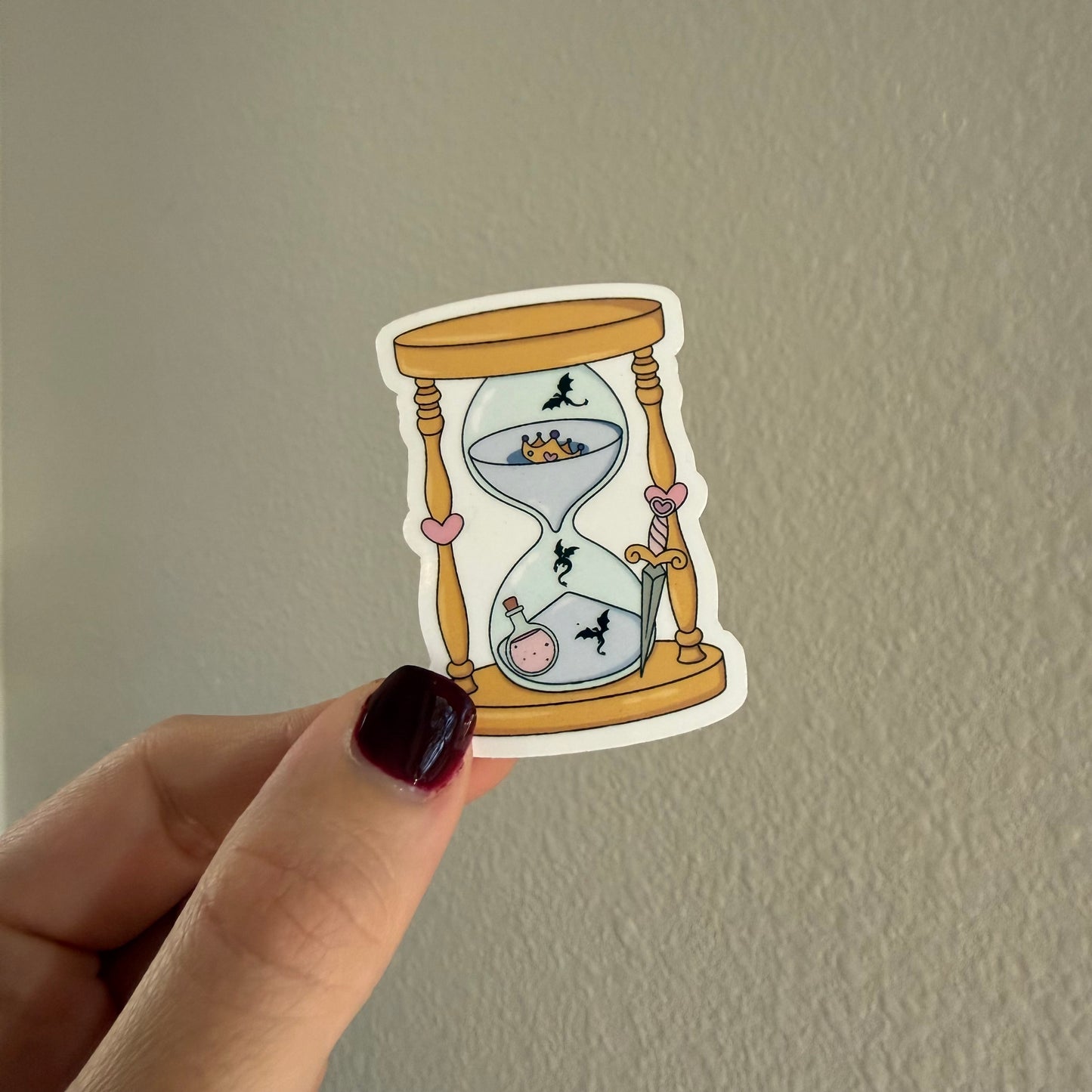 Fantasy Hourglass sticker