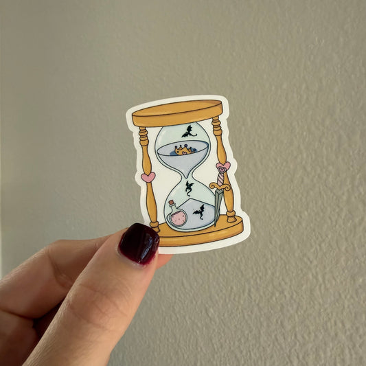 Fantasy Hourglass sticker