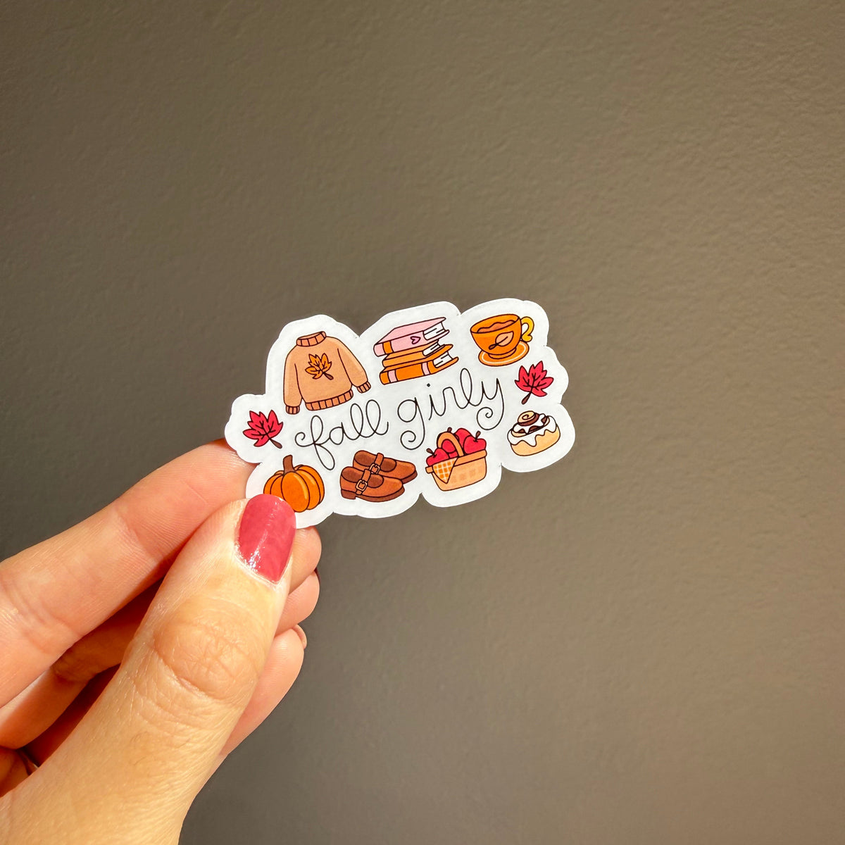 Fall Girly sticker
