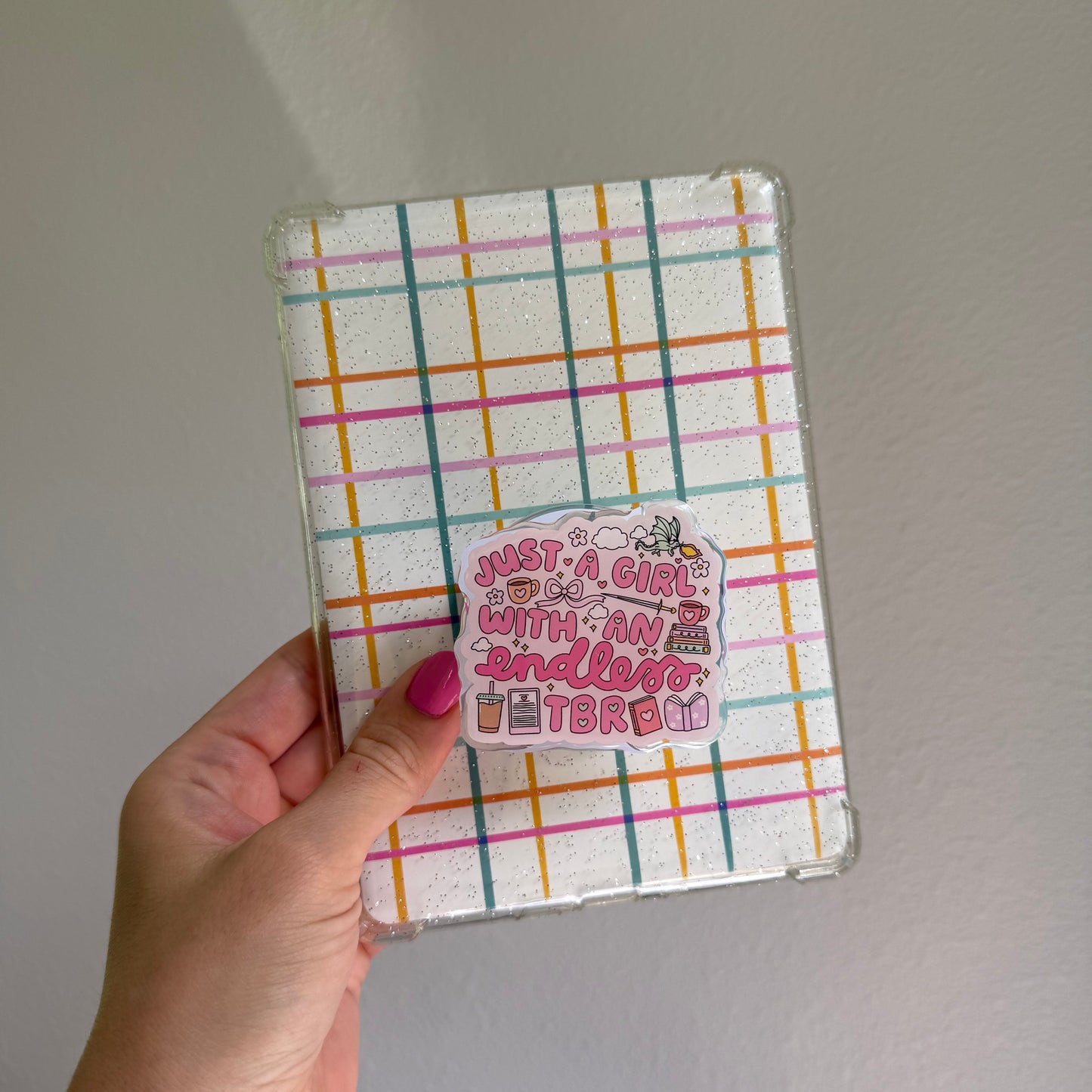Just a Girl with an Endless TBR Magnetic Grip