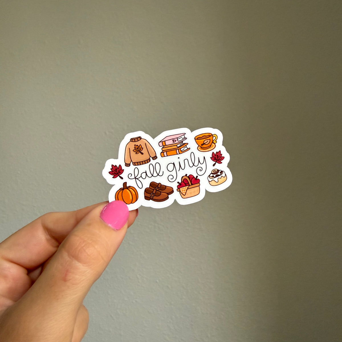 Fall Girly sticker