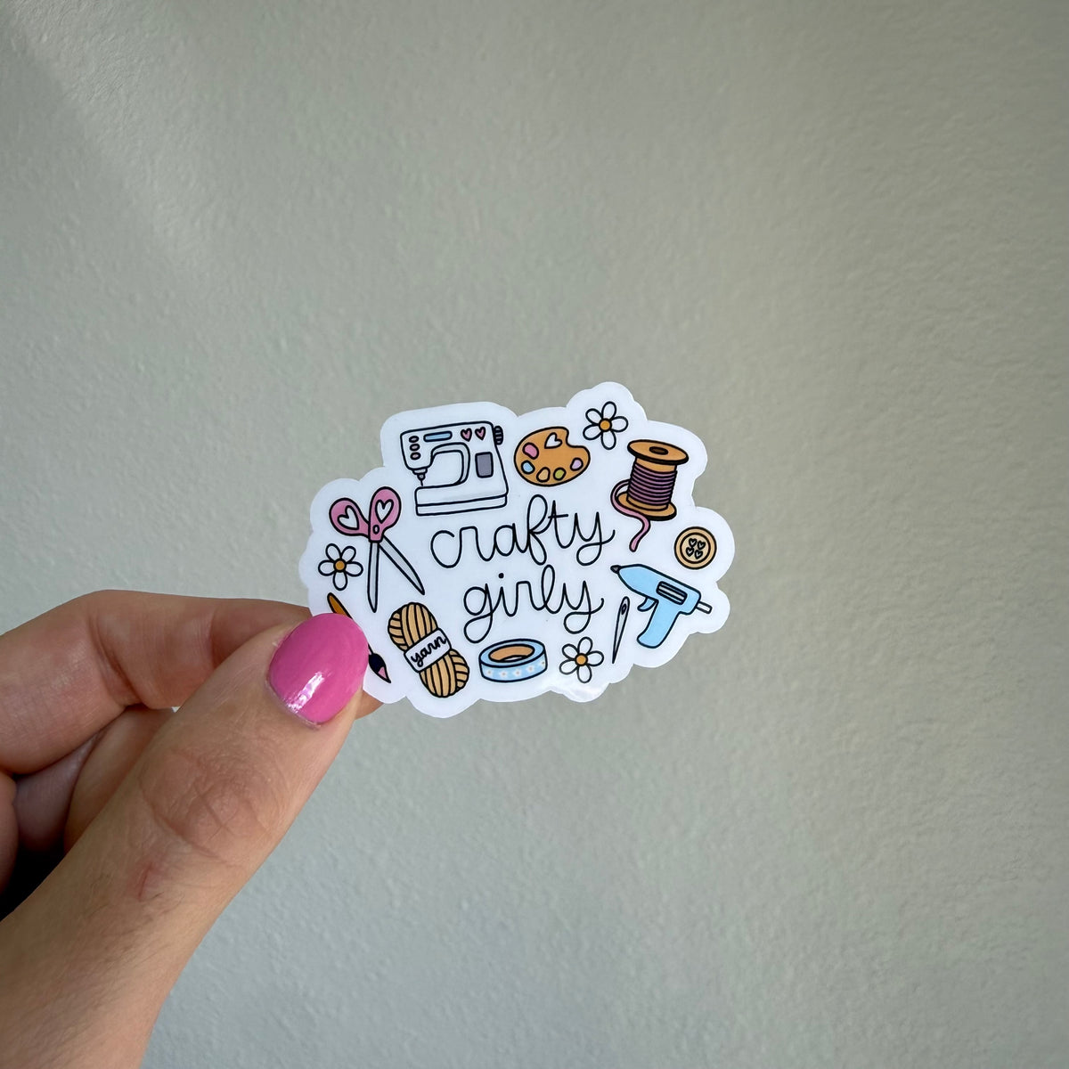 Crafty Girly sticker