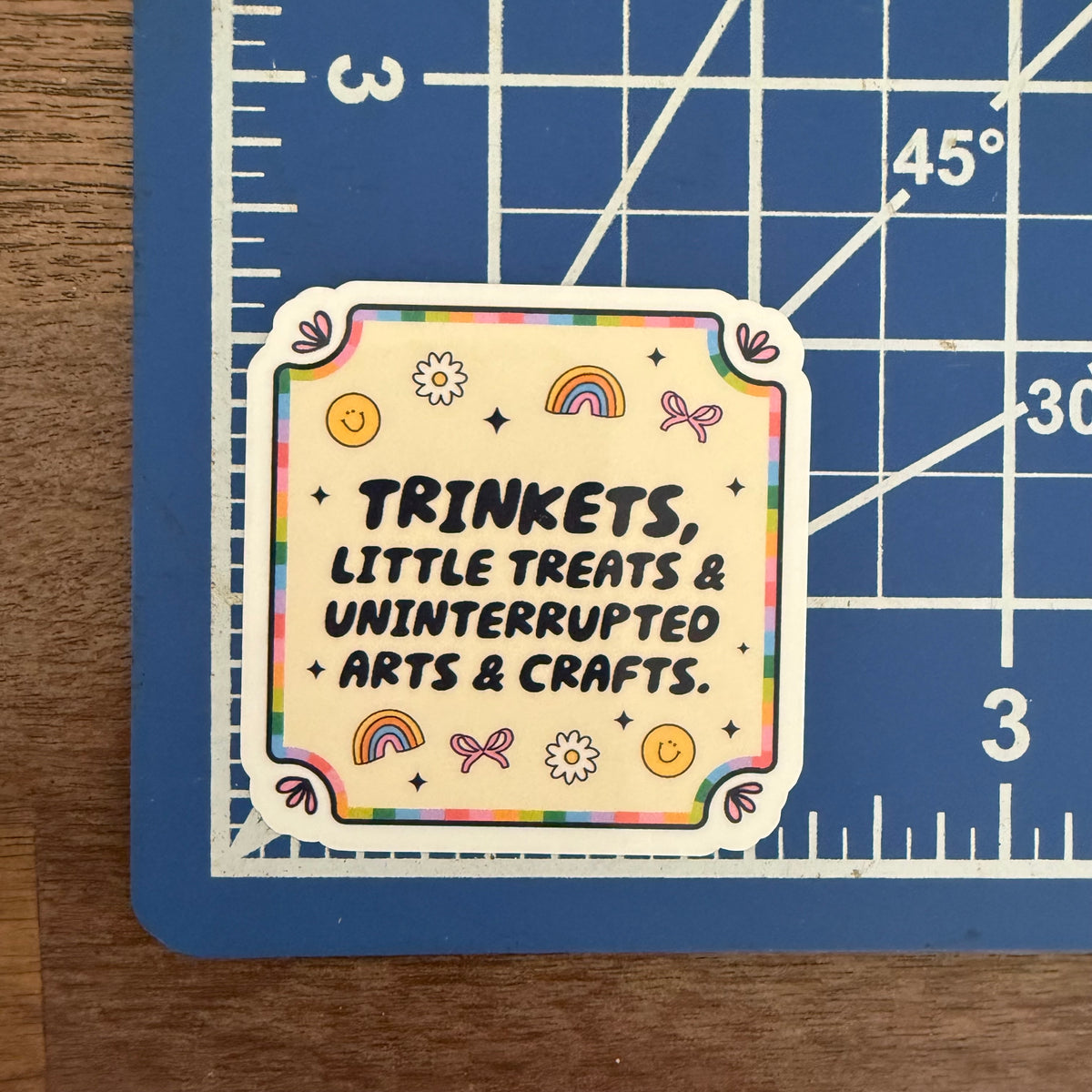 Trinkets Treats and Crafts sticker
