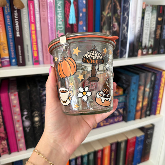 Cozy Fall Pumpkin Weck Jar