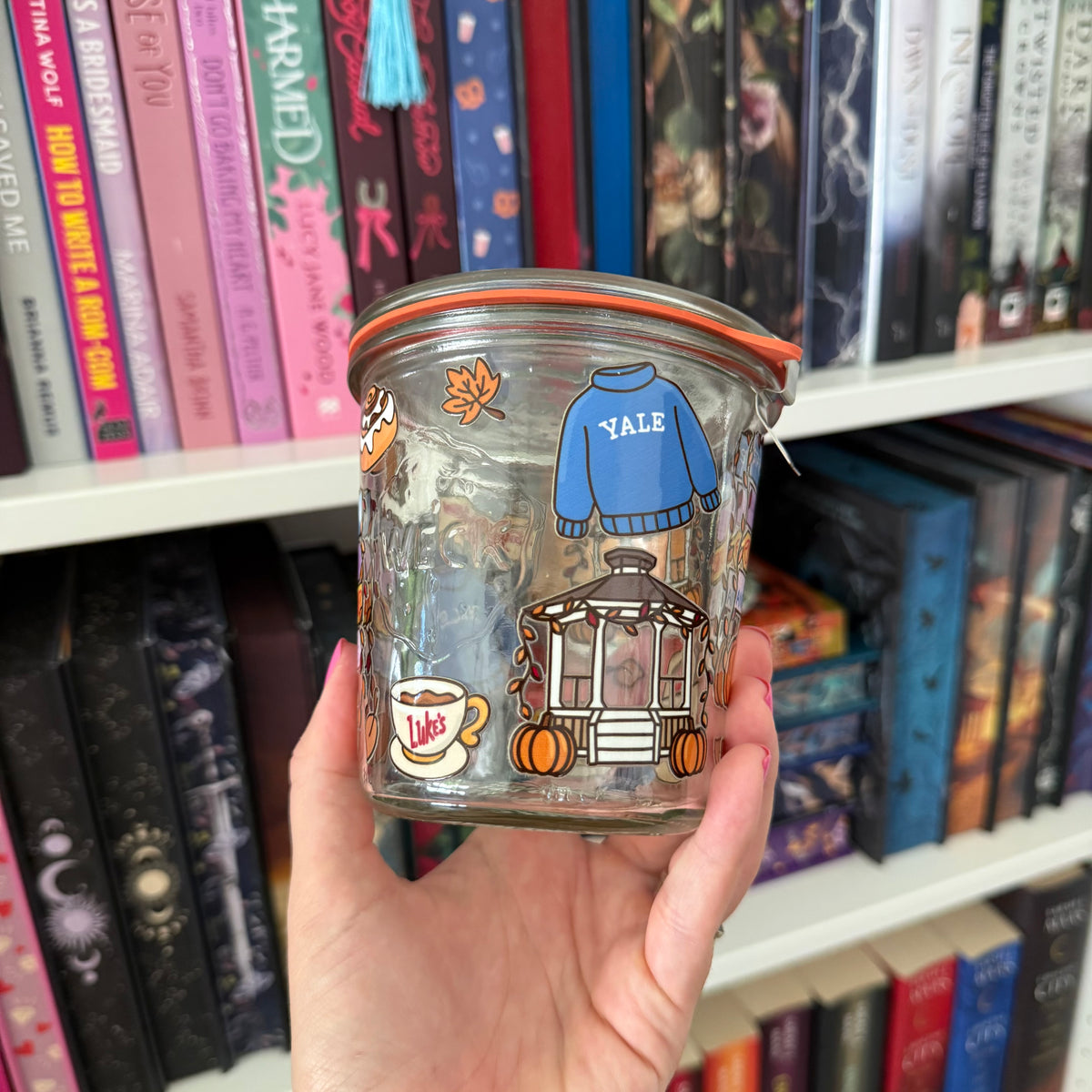 Small Town Town Square Weck Jar