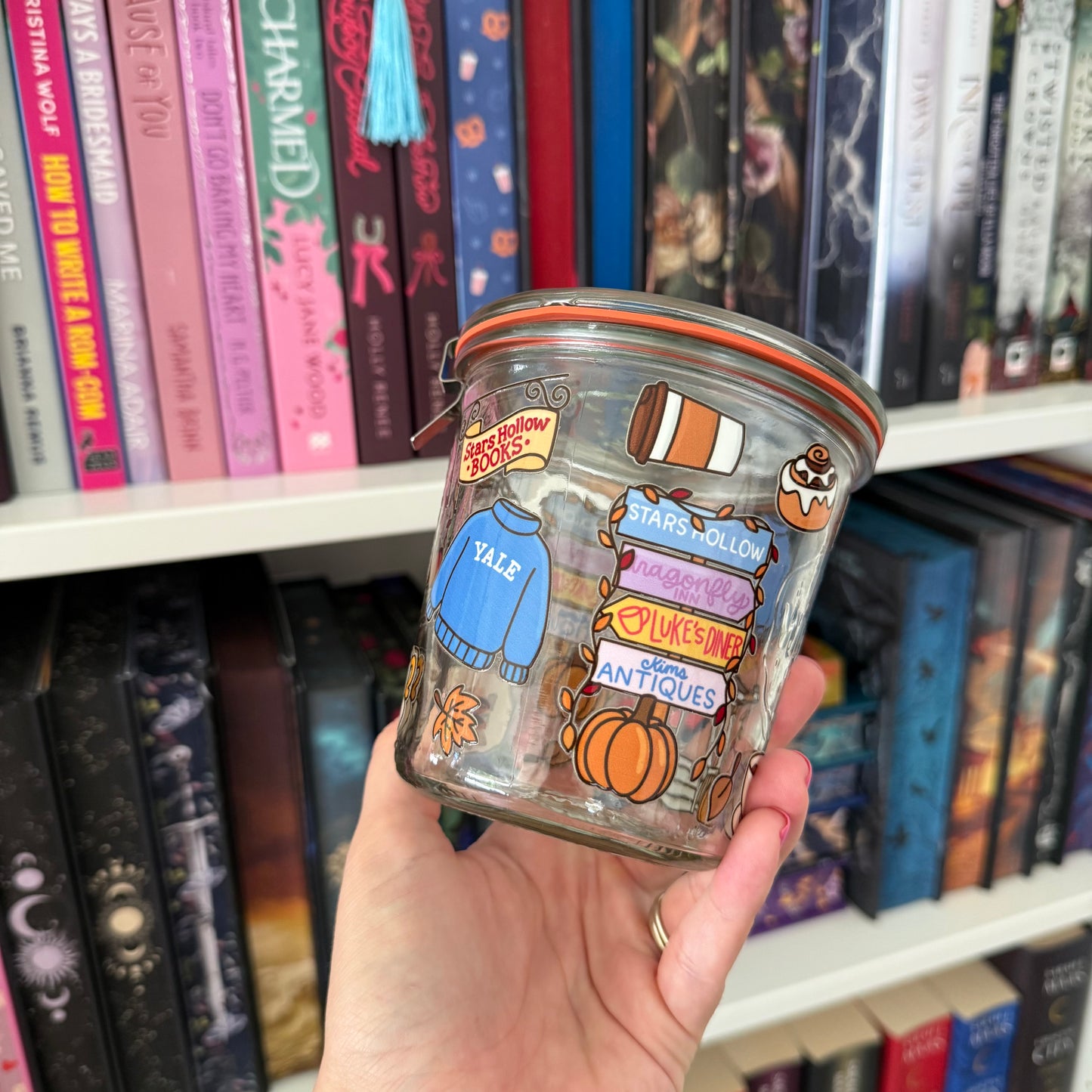 Small Town Town Square Weck Jar