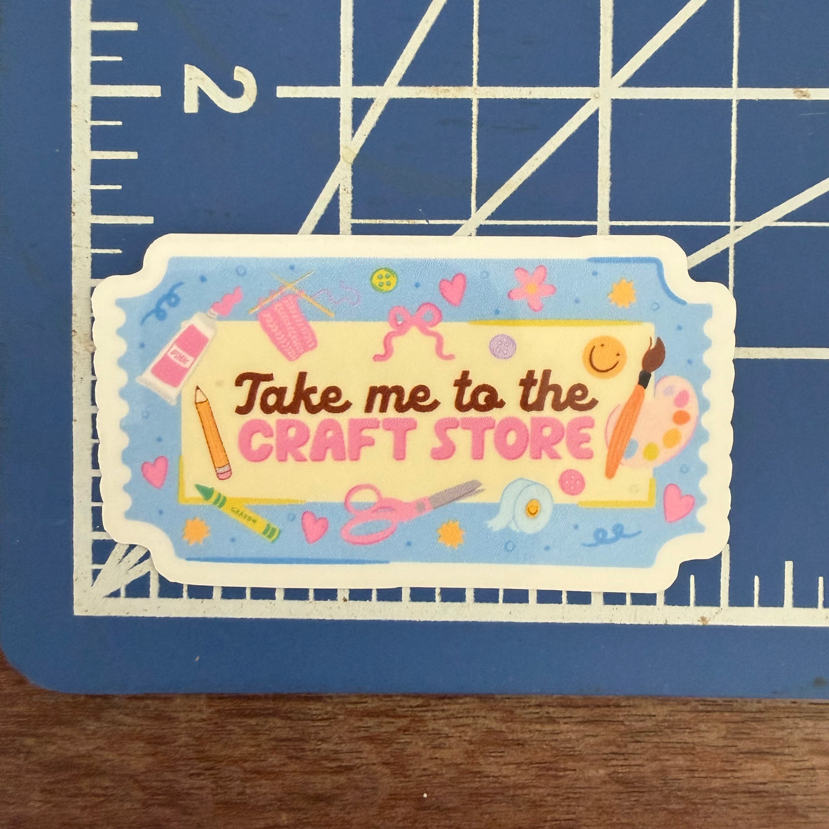 Take Me to the Craft Store sticker