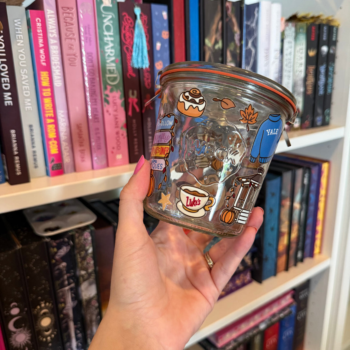 Small Town Town Square Weck Jar