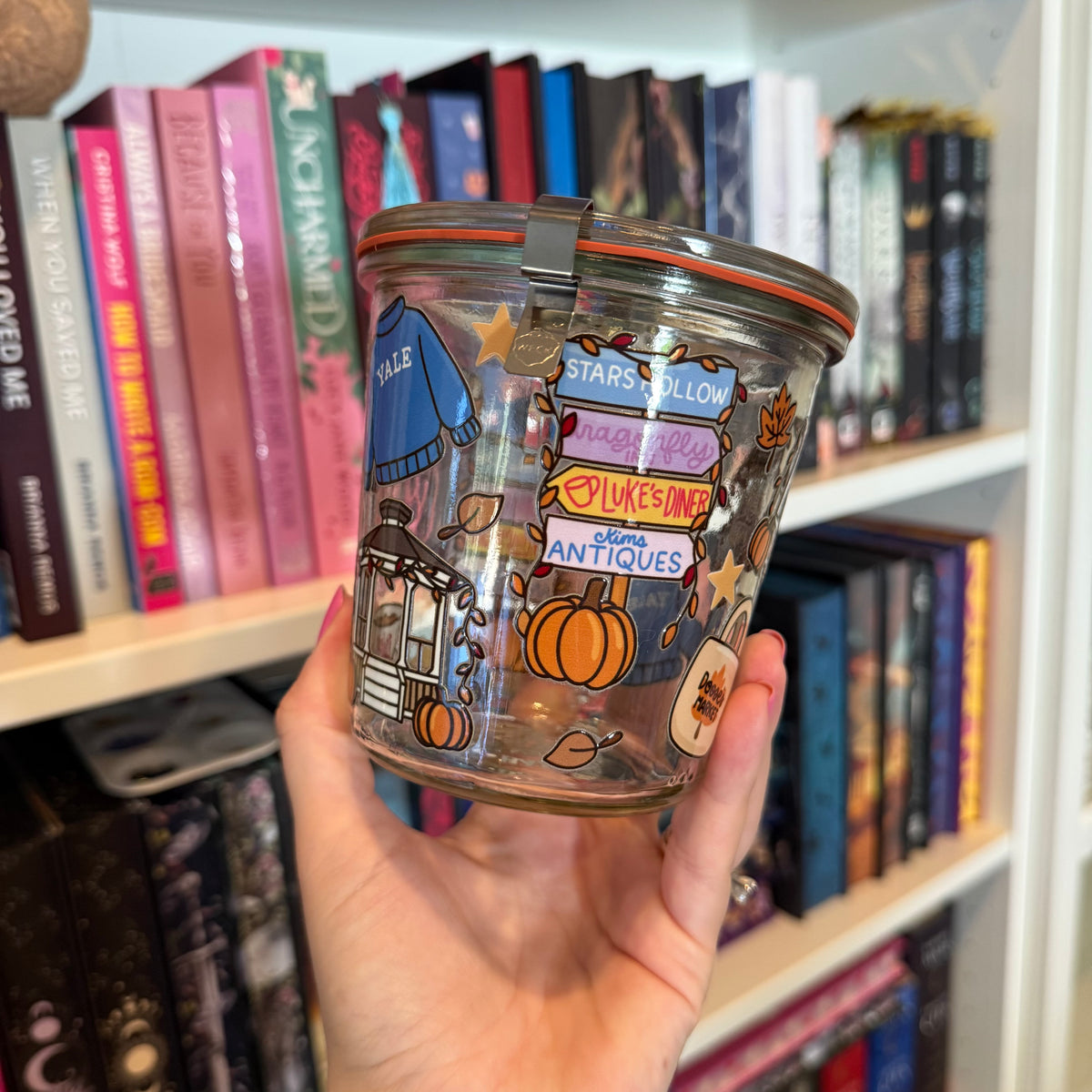 Small Town Town Square Weck Jar