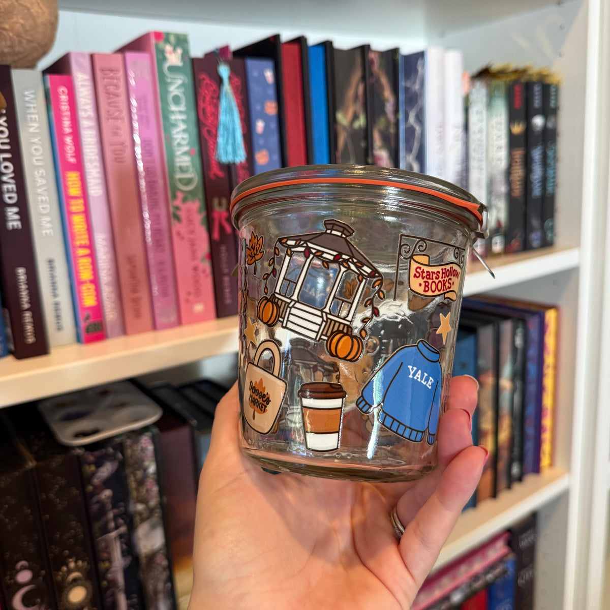 Small Town Town Square Weck Jar