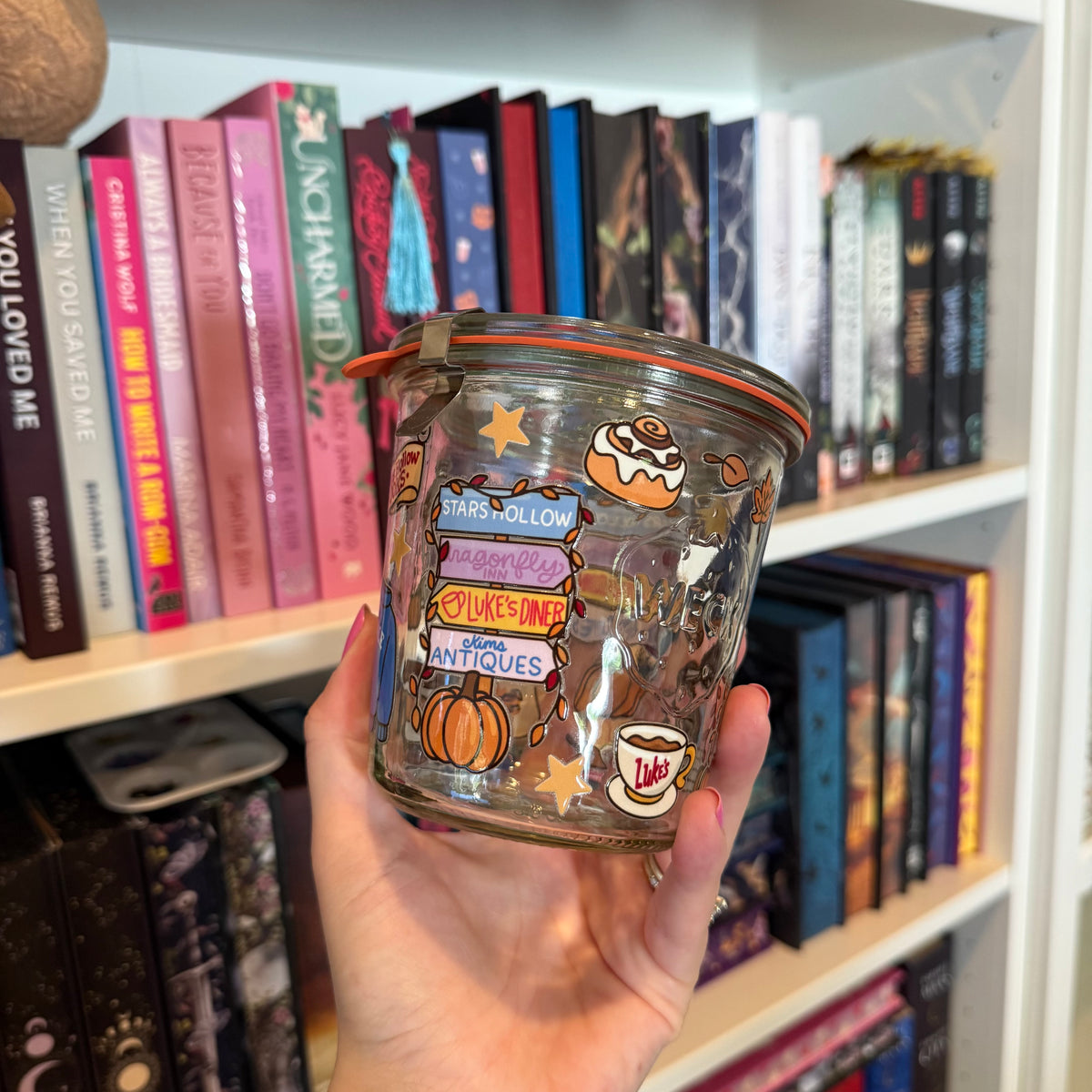 Small Town Town Square Weck Jar