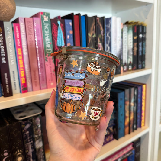 Small Town Town Square Weck Jar