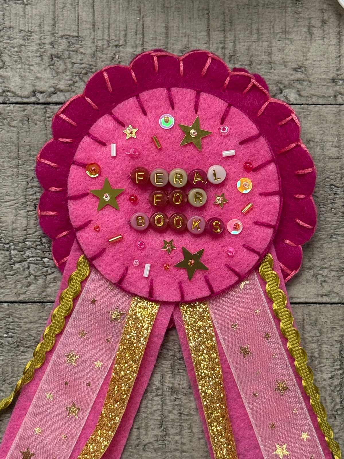 Feral For Books Prize Ribbon