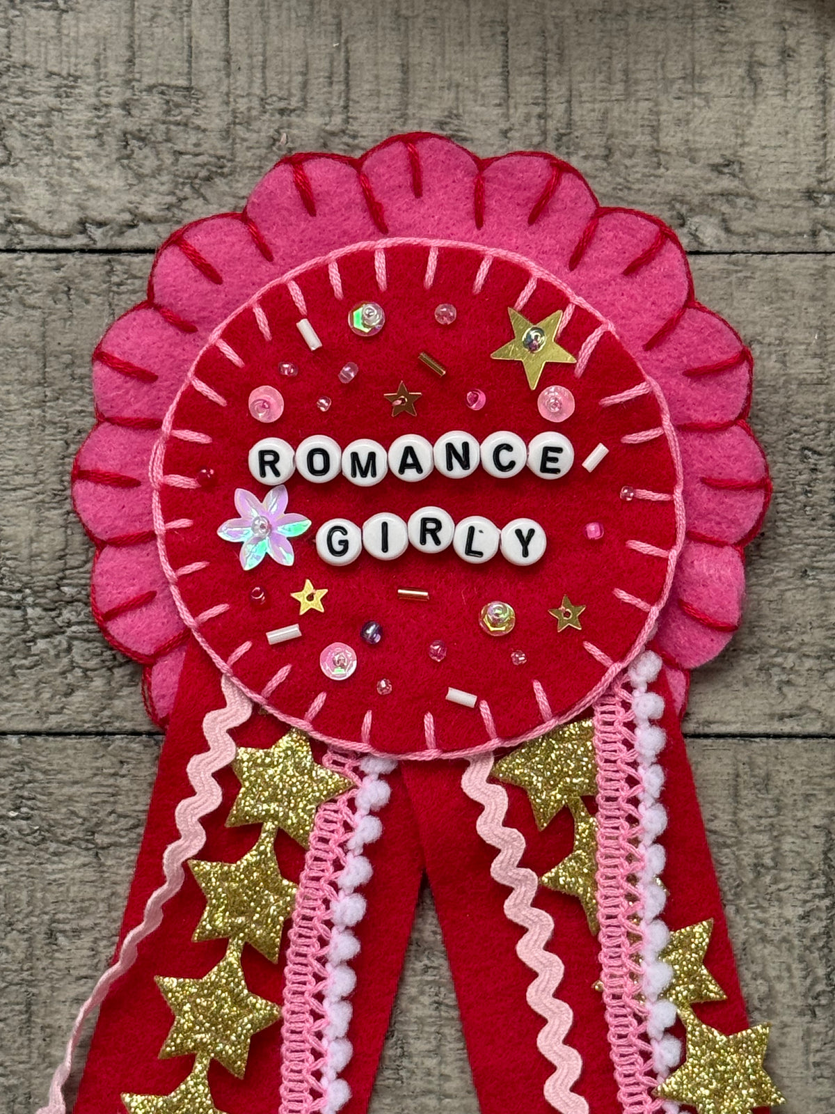 Romance Girly Prize Ribbon
