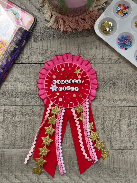 Romance Girly Prize Ribbon