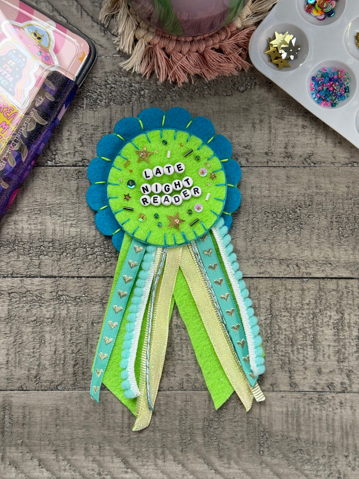 Late Night Reader Prize Ribbon