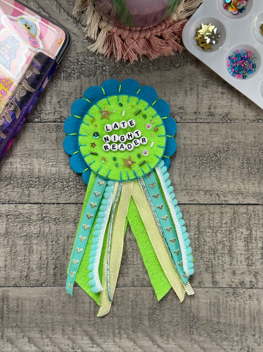 Late Night Reader Prize Ribbon