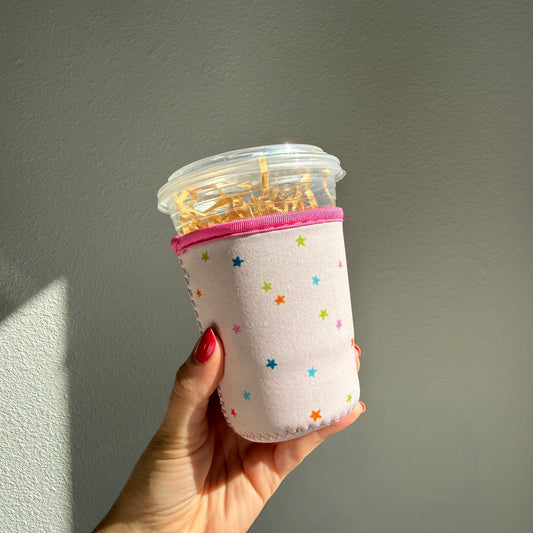 Whimsy Stars Coffee Cozy