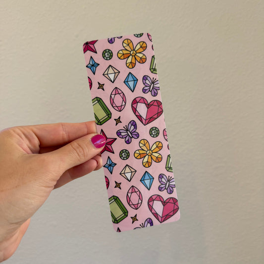 Stained Glass Shards Laminated Bookmark