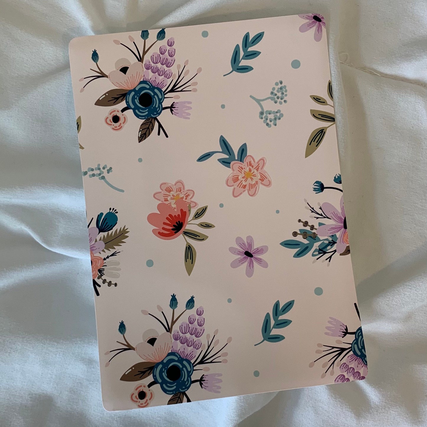 Floral Cardstock insert