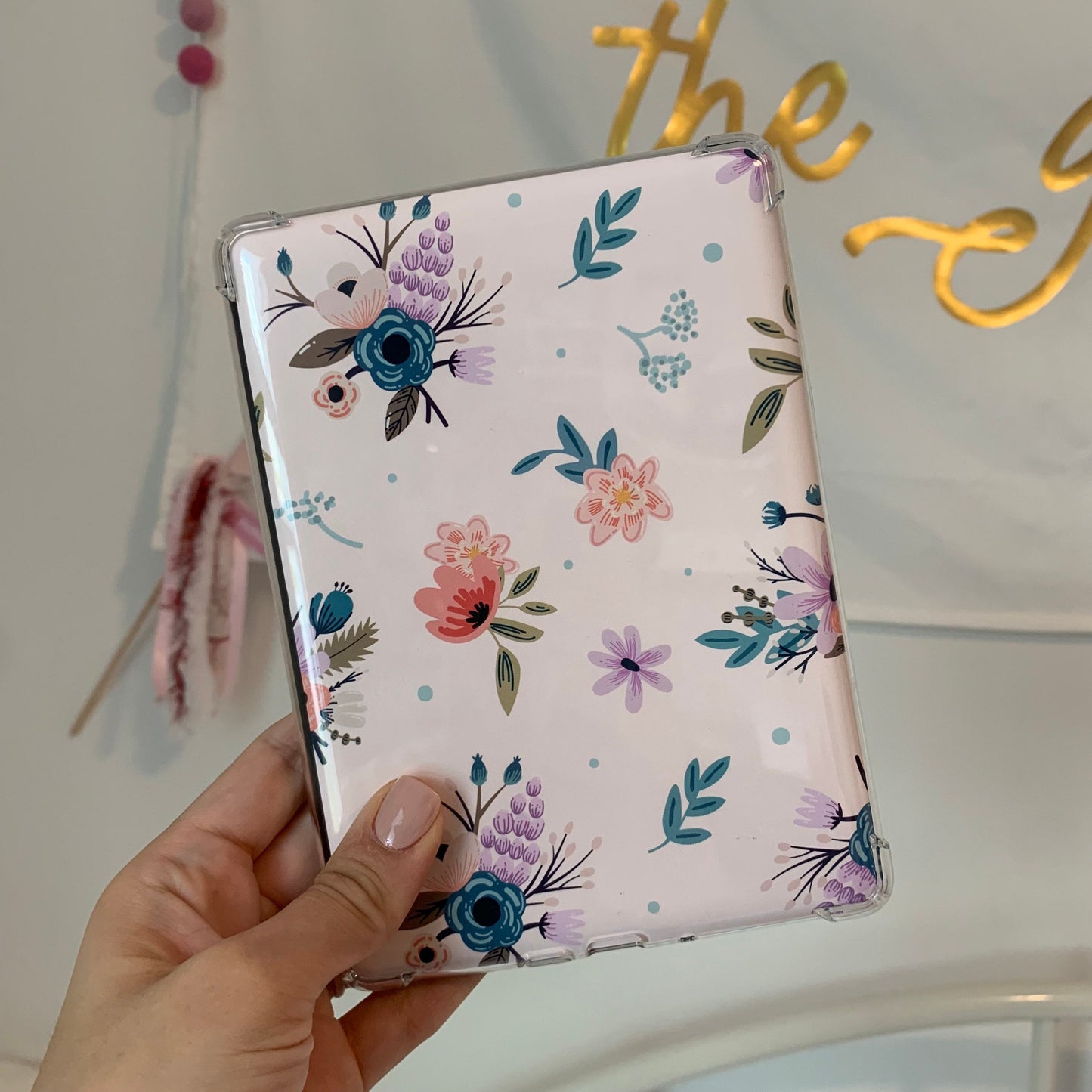 Floral Cardstock insert