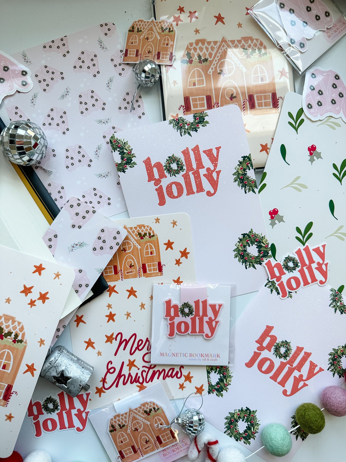 Gingerbread house waterproof sticker
