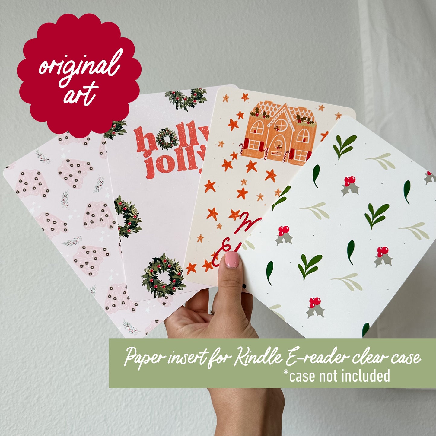 Cozy Christmas Holiday Kindle Inserts