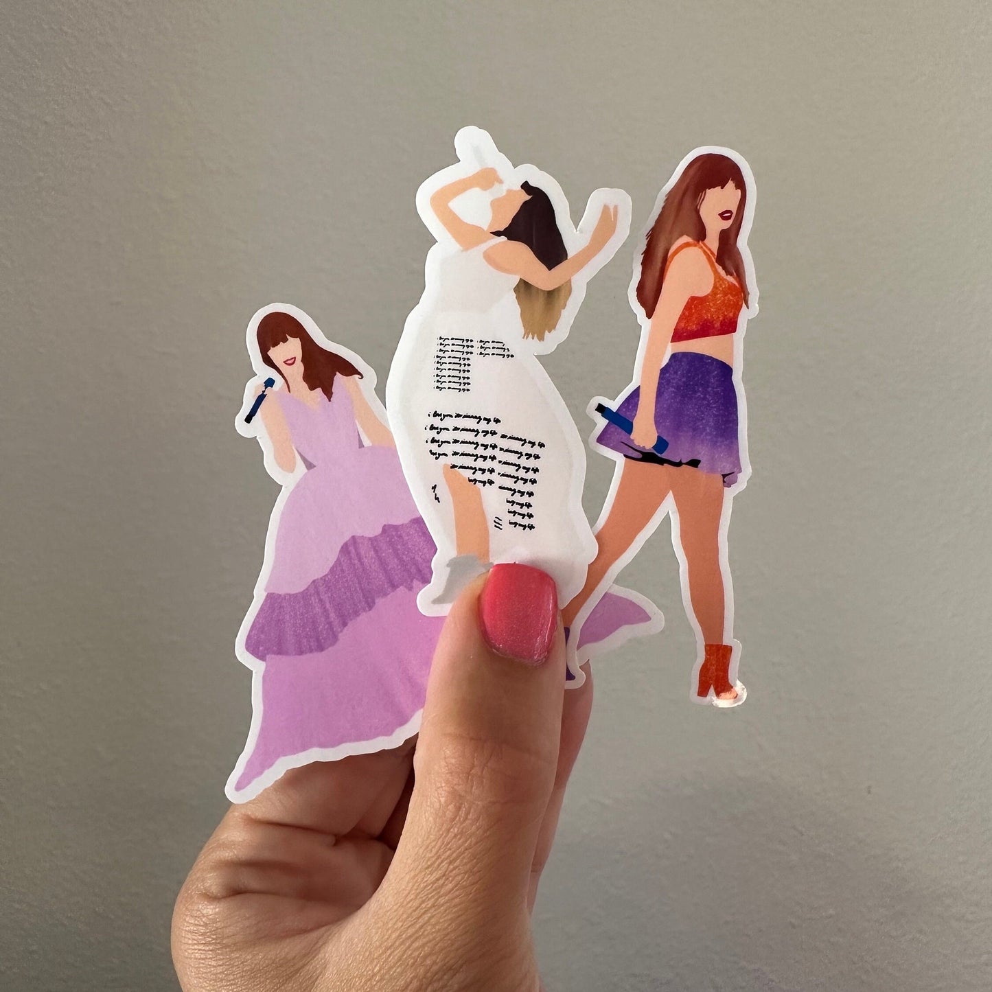Enchanted dress Swiftie eras waterproof sticker